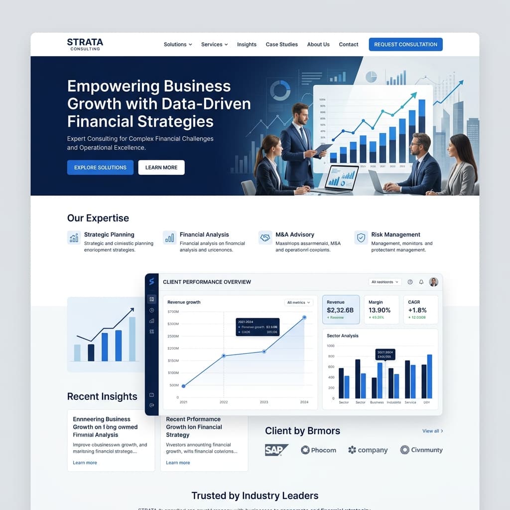 Business & Finance website demo