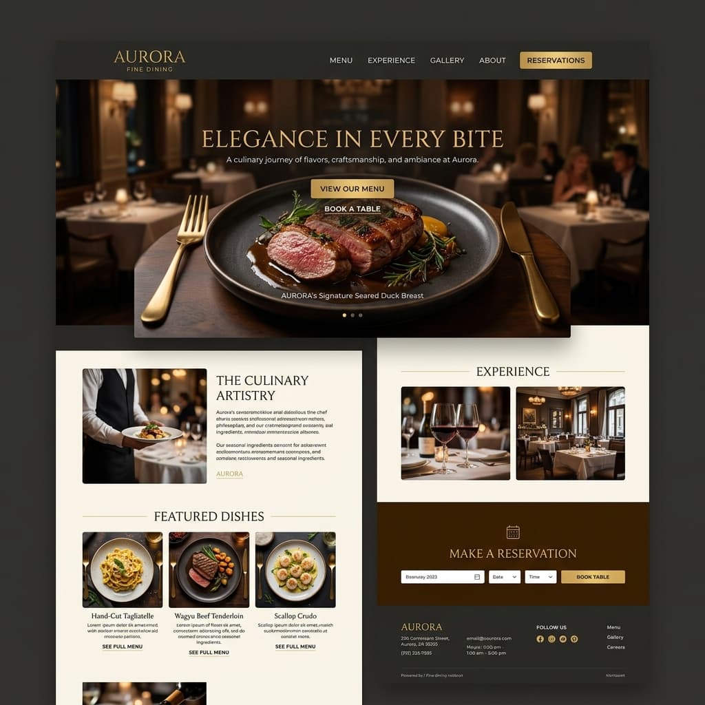 Hospitality Industry website demo